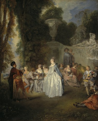 ヴェネツィアのお祭り 作： Jean Antoine Watteau